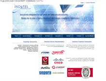 Tablet Screenshot of incotel.cl
